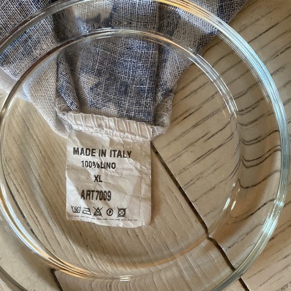 Lands Downunder button up jacket with 3/4 sleeves and notched cuffs, linen - Picture 8 of 8